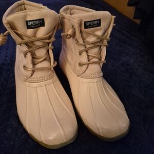 Sperry Women's Light Pink Duck Boots